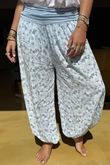 Made in Italy Harem Balloon Pant Peony Sky /27 = ~
